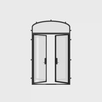 Air Lite with Mini Arch Top Window - Double Flat | Standard Sizes