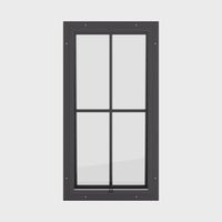 Air Window 1V 1H with Thermal Break and Ring Pull - Awning Portrait | Standard Sizes
