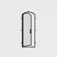 Air Lite with Thermal Break - Single Arch by Pinky’s Iron Doors — home doors, view 6