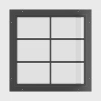 Air Window 1V 2H with Thermal Break - Fixed Square | Standard Sizes