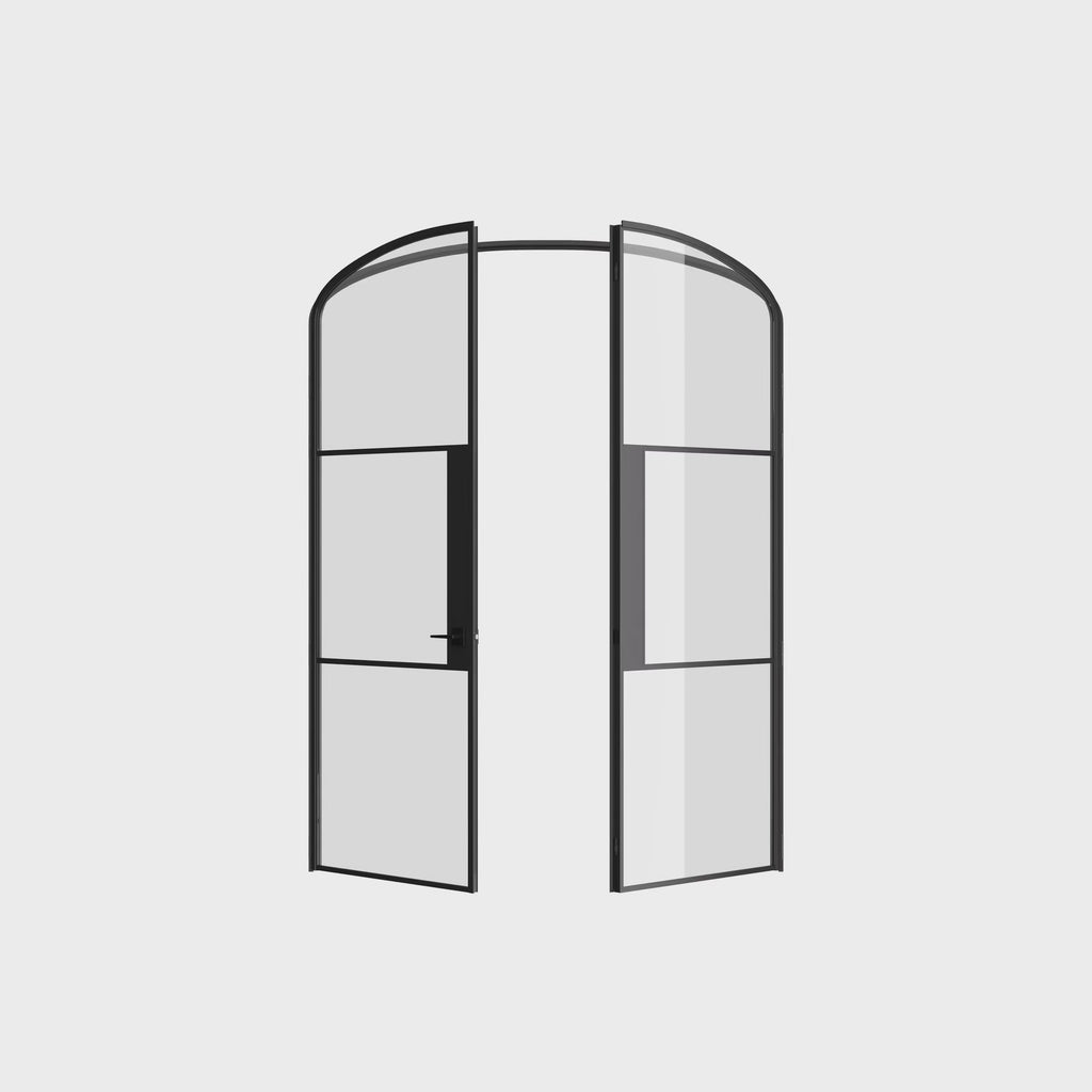 Air 4 stylish mini arch pair in hot-rolled OTTOSTUMM steel with refined industrial look