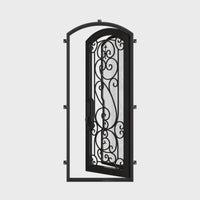 Hills with Thermal Break - Single Arch by Pinky’s Iron Doors — home doors, view 6