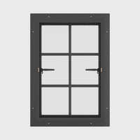 Air Window 1V 2H with Thermal Break - Push Out | Standard Sizes