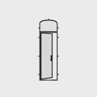 Air Lite with Mini Arch Top Window - Single Flat | Standard Sizes