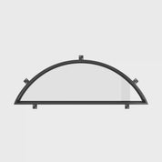 Air thermal break full arch steel window with classic curved top styling