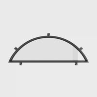 Air with Thermal Break - Full Arch Top Window by Pinky’s Iron Doors — windows, view 4