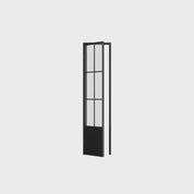 Air 5 pantry single flat steel door with kickplate interior installation look