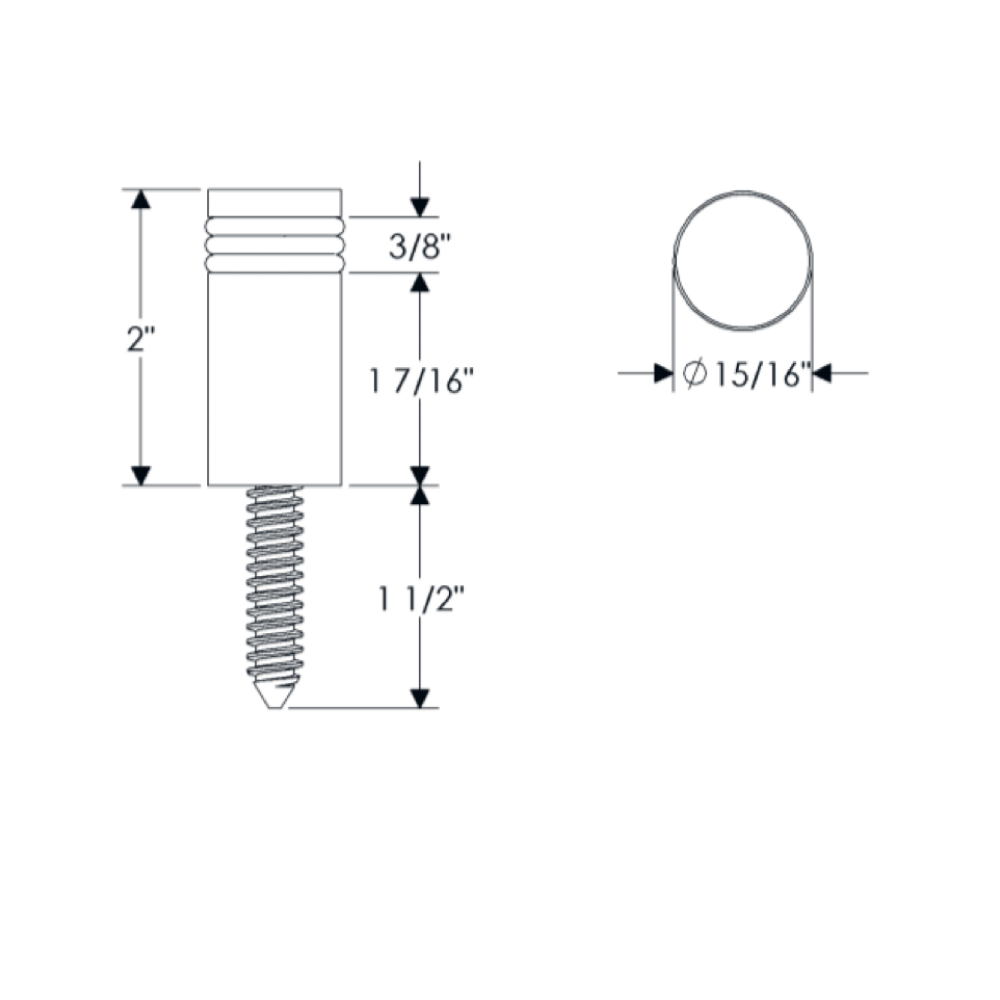 rocky mountain door stop measurements