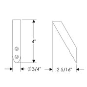 rocky mountain peggy coat hook measurements