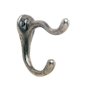 rocky mountain 2 prong coat hook in silicon bronze dark lustre