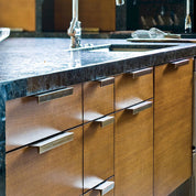 cabinets featuring the rocky mountain catch cabinet pull