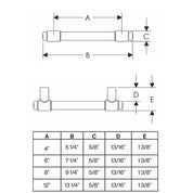 rocky mountain hardware barre cabinet pull diagram