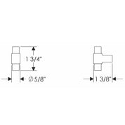 measurements for barre cabinet pull