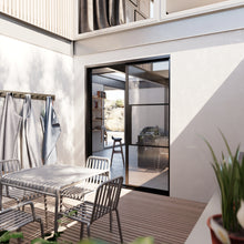 Load image into Gallery viewer, best sliding pocket door opening to backyard
