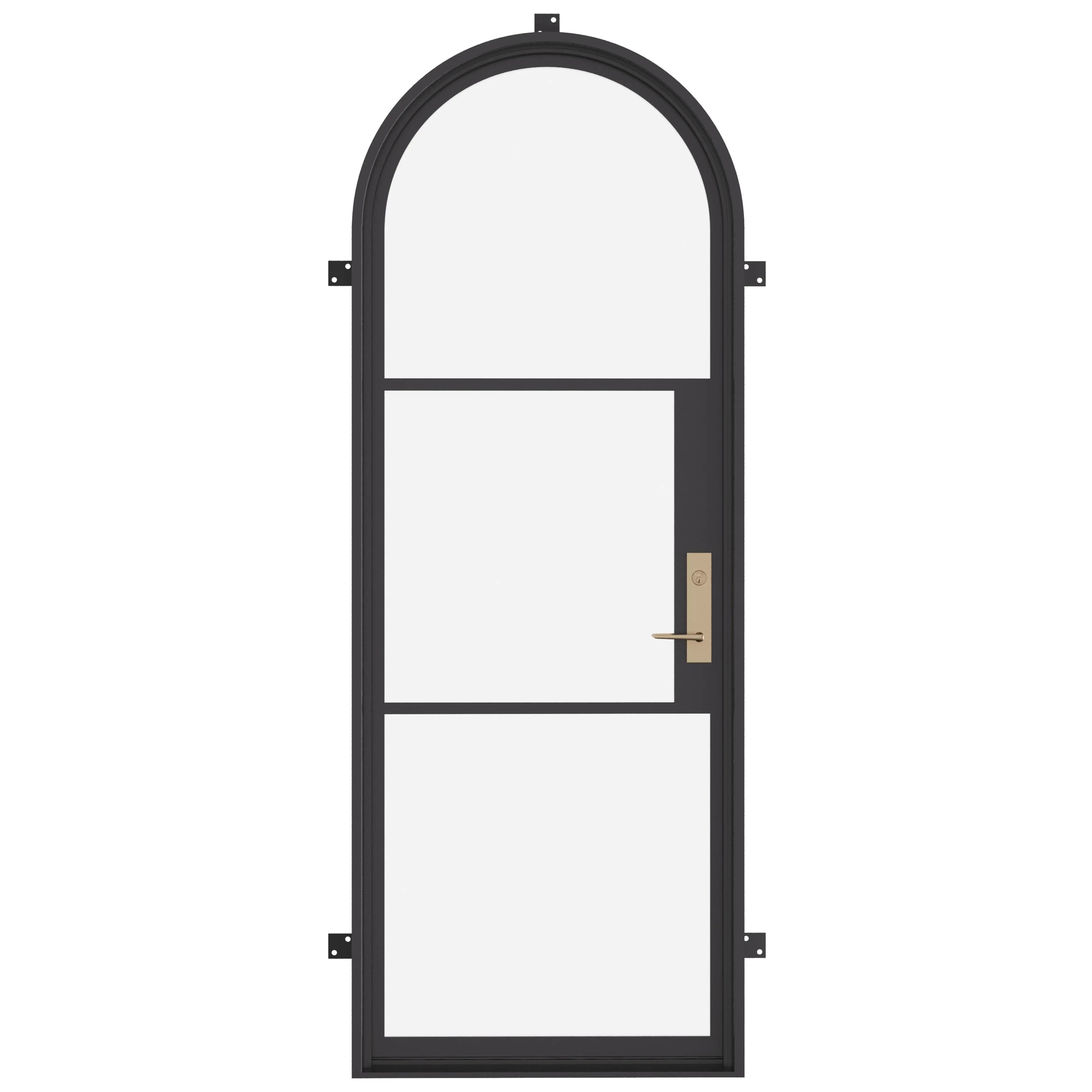 sound proof steel door with glass and NFRC ratings