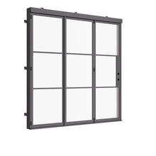 Load image into Gallery viewer, Folding steel accordion doors with glass