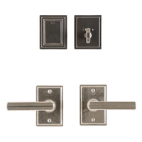 Rocky Mountain Hardware Small Stepped Escutcheon Backplate with Separate Deadbolt