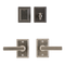 Rocky Mountain Hardware Small Stepped Escutcheon Backplate with Separate Deadbolt