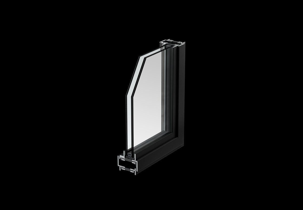 ottostumm w50 thermally broken steel corner rendering