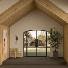 Load image into Gallery viewer, Lifestyle of Air 4 steel door w/ Sidelights Double Mini Arch - PINKYS