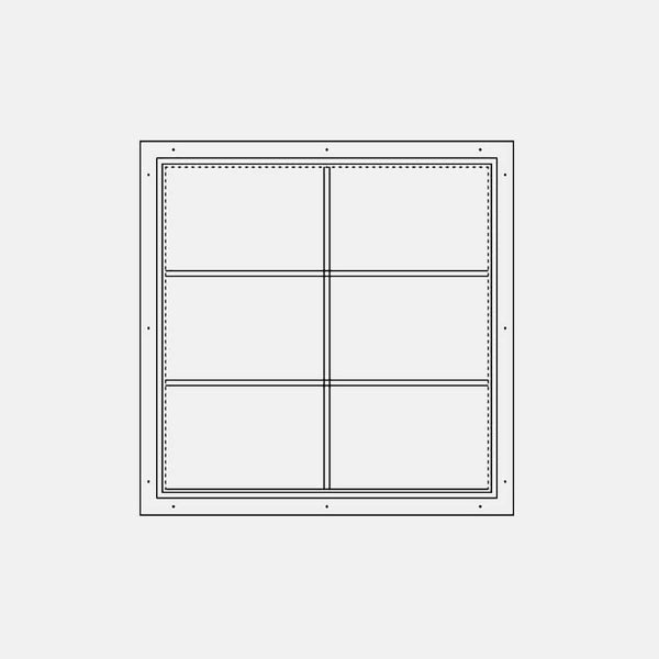 Air Window 1V 2H - Fixed Square | Standard Sizes