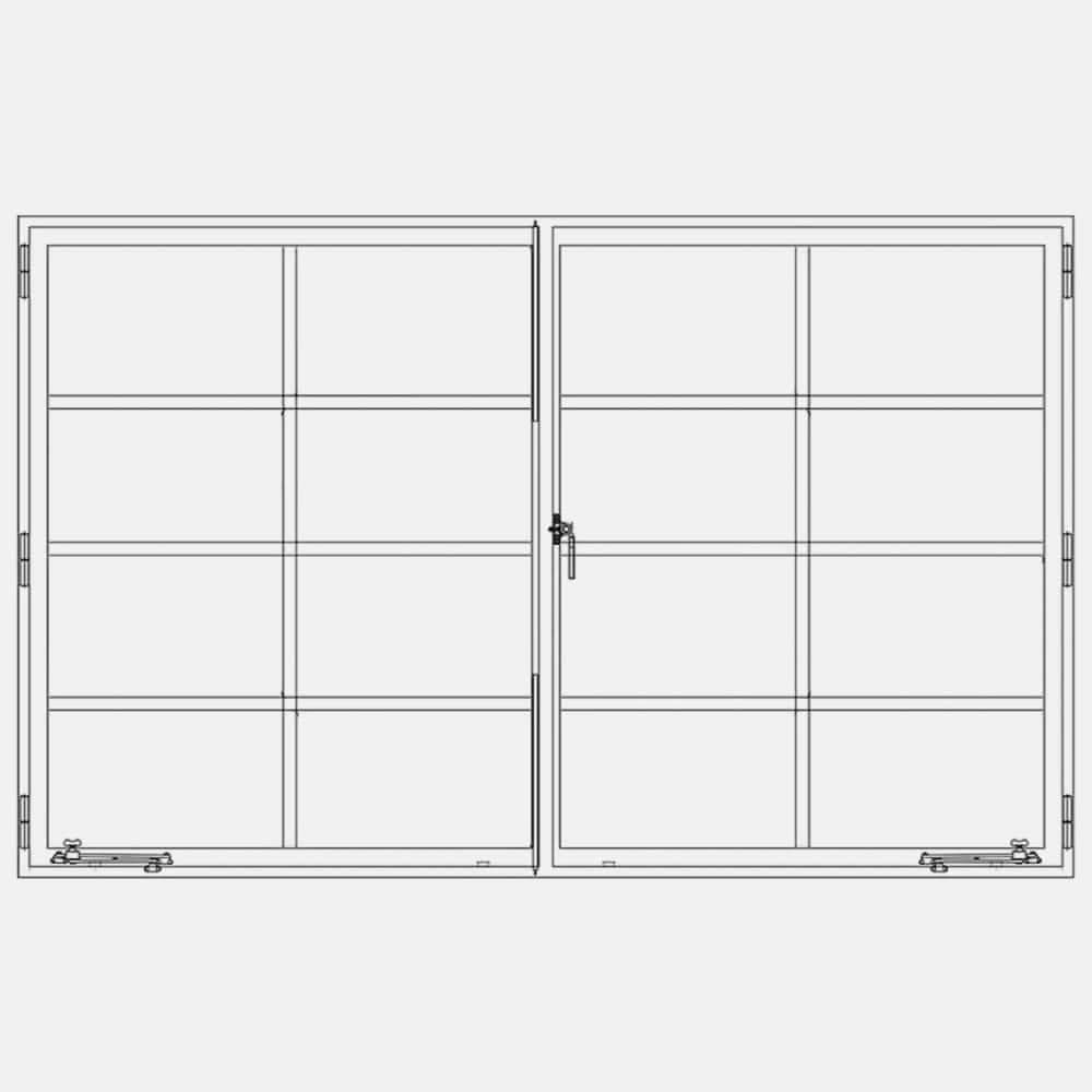 AIR WINDOW 1V 3H - DOUBLE CASEMENT LANDSCAPE