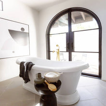 Load image into Gallery viewer, Installation Bathroom - PINKYS Air 4 Interior Double Full Arch Black Steel Door