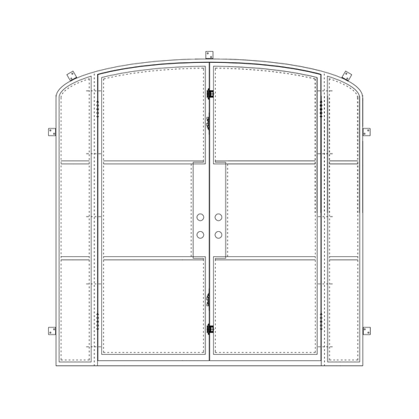 Air 4 with Side Windows - Double Mini Arch | Standard Sizes