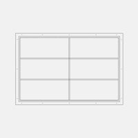 PINKYS Air 7 Single Rectangle Fixed Steel Window