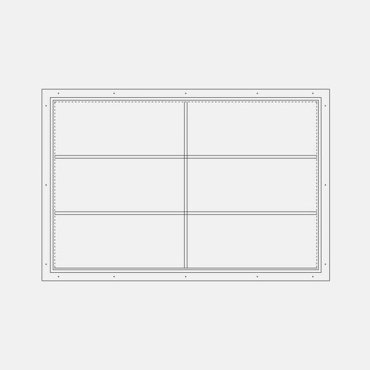 PINKYS Air 7 Single Rectangle Fixed Steel Window