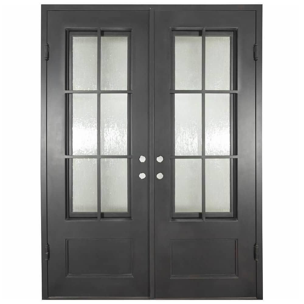 Parker flat top door with thick glass for cold temperatures.