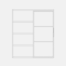 Load image into Gallery viewer, PINKYS Air 4 Interior Top Track Pocket Slider Single Flat Steel Door