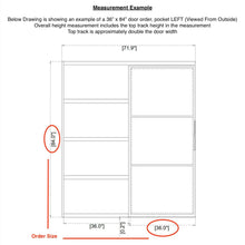 Load image into Gallery viewer, PINKYS Air 4 Interior Top Track Pocket Slider Single Flat Steel Door - INFO