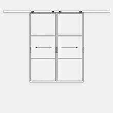 Load image into Gallery viewer, PINKYS Air 4 Interior Top Track Slider Double Flat Steel Door