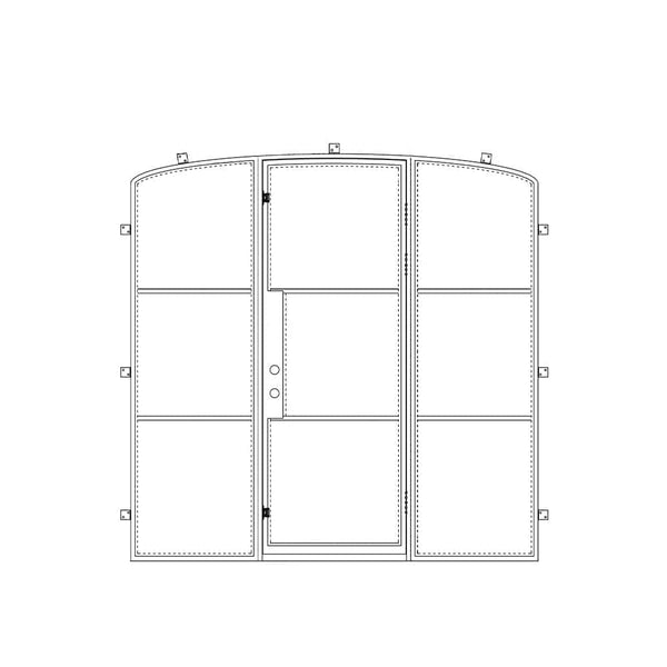 Air 4 with Side Windows - Single Mini Arch | Standard Sizes