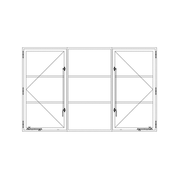 Air Window 0V 2H - Dual Single Casement | Standard Sizes