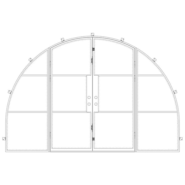 Air 4 Wide with Side Windows - Double Full Arch | Standard Sizes
