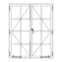 PINKYS Air 5 Double Casement modern steel window features a beautiful design that will enhance the look of your home