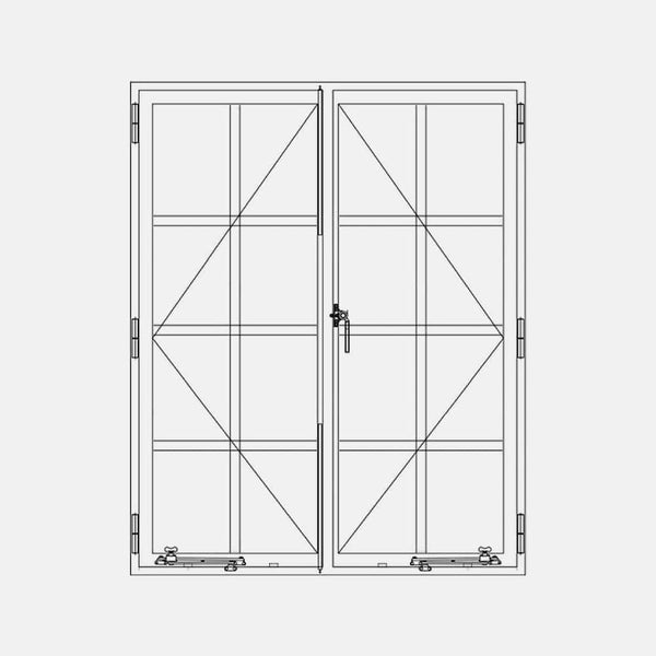 Air Window 1V 3H - Double Casement Portrait | Standard Sizes