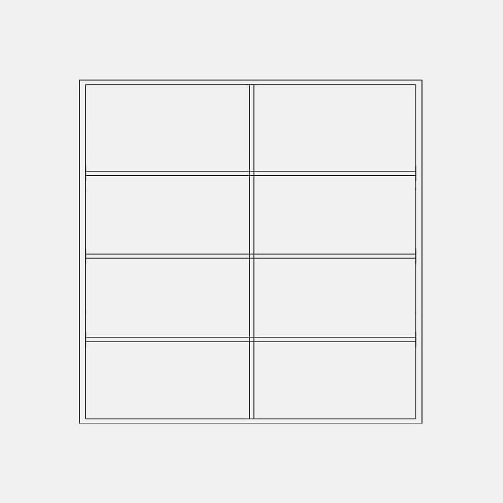 Air Window 1V 3H - Fixed Square