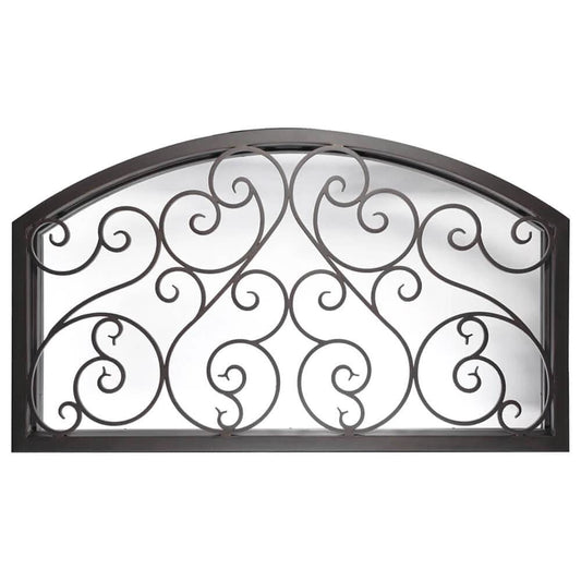 PINKYS Beverly Arch Black Steel Transom