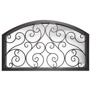 PINKYS Beverly Arch Black Steel Transom