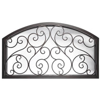 PINKYS Beverly Black Steel Arch Transom