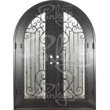 Load image into Gallery viewer, PINKYS Paris Black Steel Double Full Arch Doors