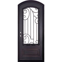 Load image into Gallery viewer, PINKYS Piano Black Steel Single Arch Doors