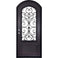 PINKYS Night Black Steel Single Arch Door