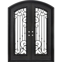Load image into Gallery viewer, PINKYS Paris Black Steel Double Arch Doors