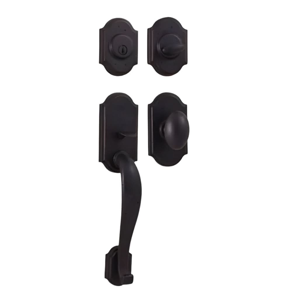 PINKYS Castletown lockset with bronze finish