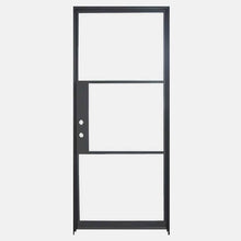 Load image into Gallery viewer, PINKYS Air 4 Interior Black Single Flat Steel Door with No Threshold