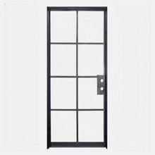 Load image into Gallery viewer, PINKYS Air 5 Interior Black Single Flat Steel Door w/ No Threshold